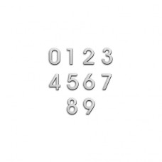 NUMERO INOX 100MM